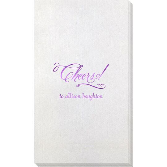 Elegant Cheers Bamboo Luxe Guest Towels
